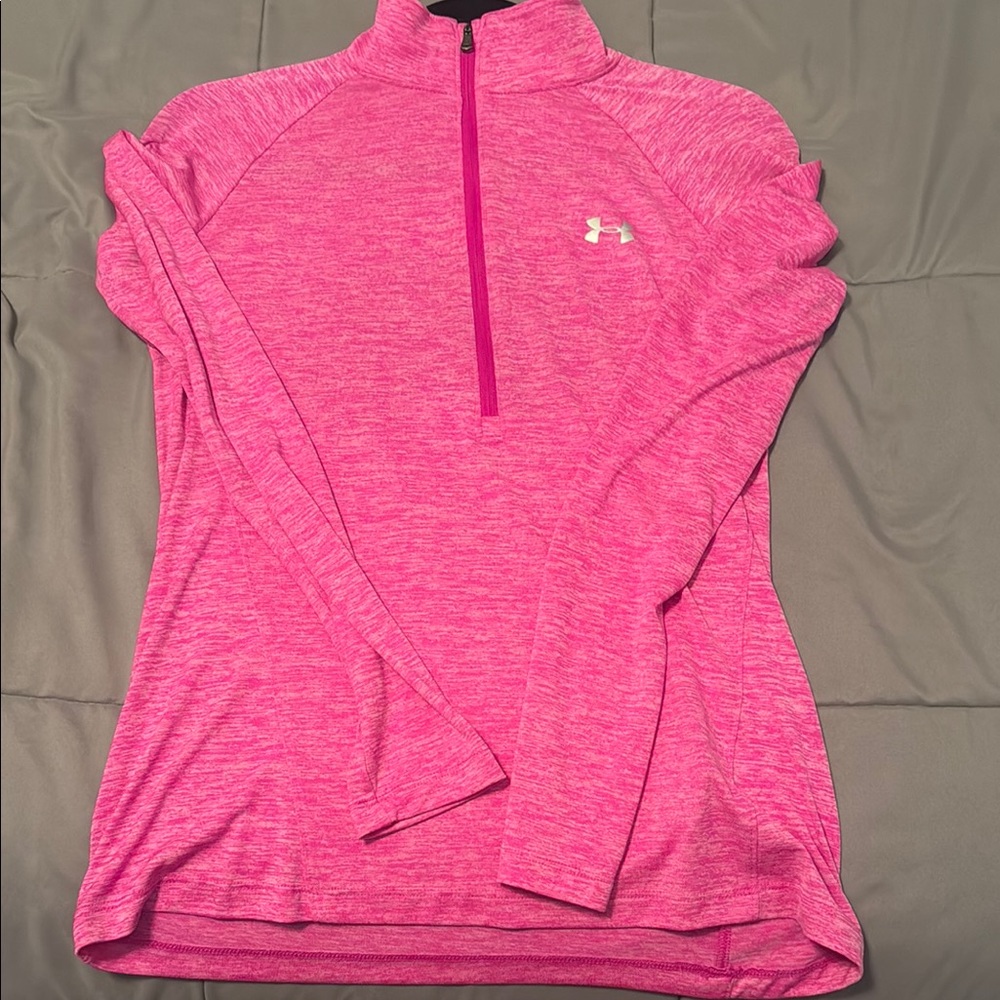 Under Armour Women's Pink Long Sleeve Top
